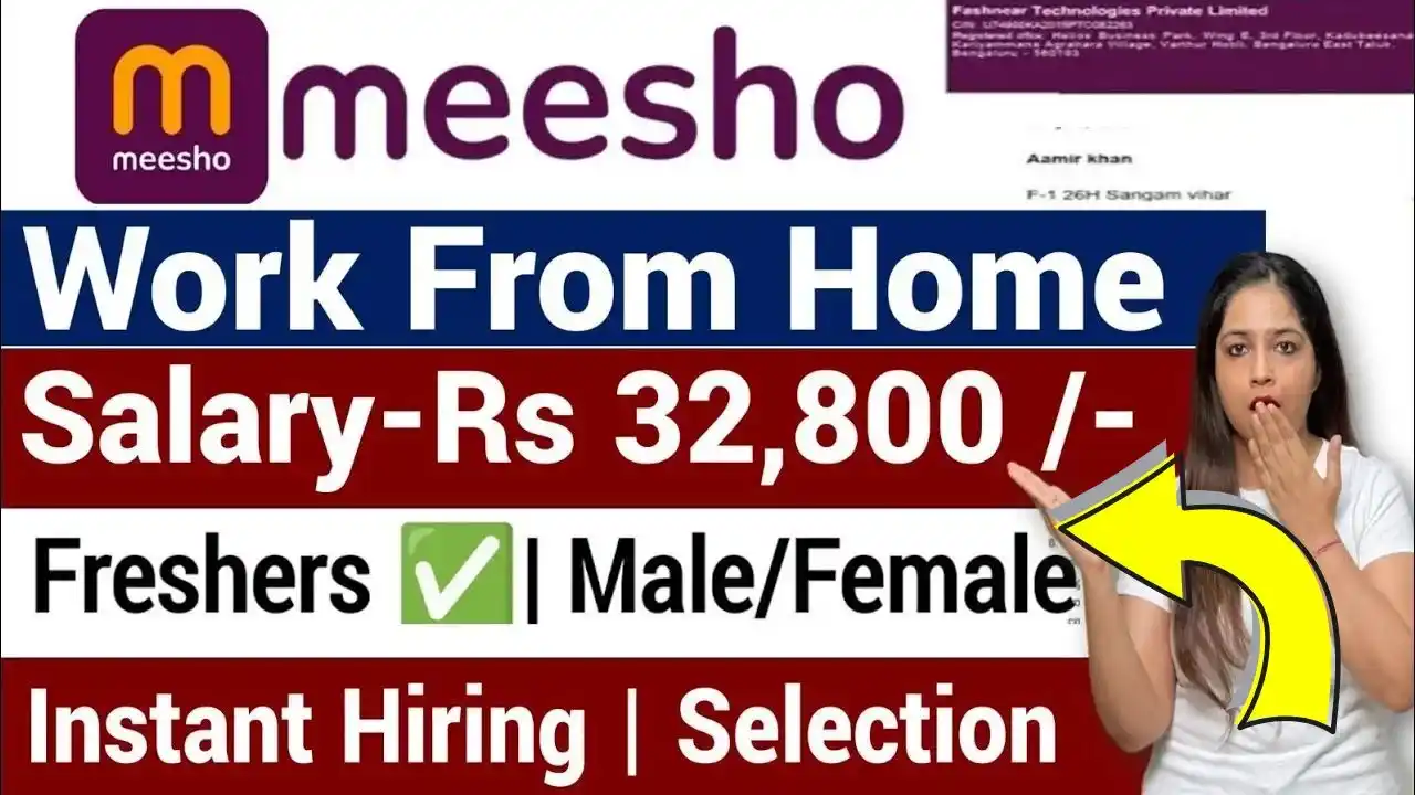 Meesho Work From Home Jobs 2025
